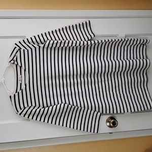 Madewell Stripe  blue& white dress.